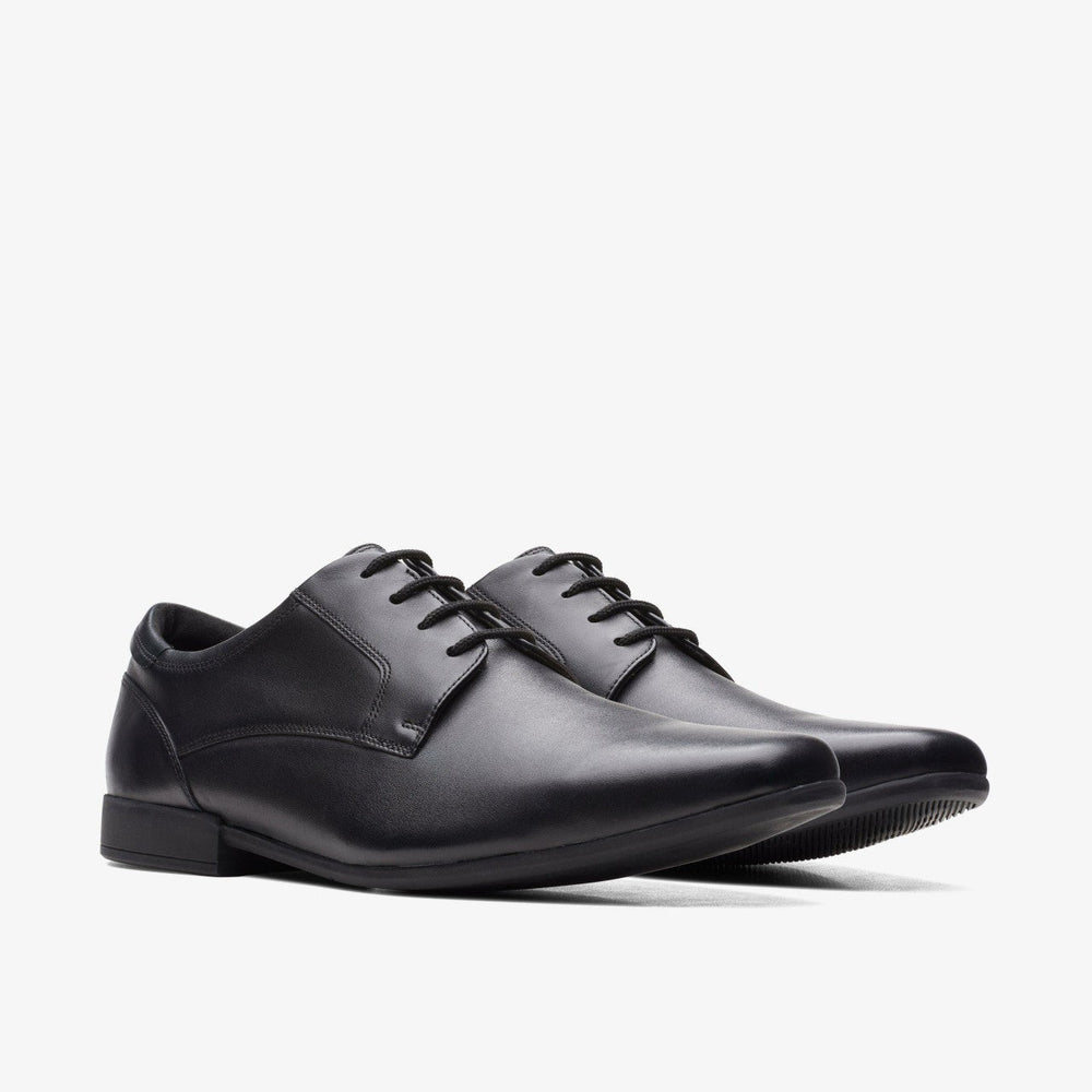 Sidton Lace Black Leather