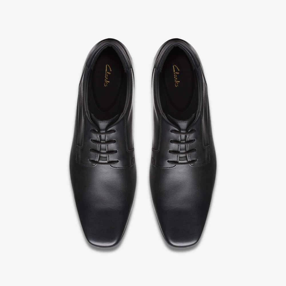 Sidton Lace Black Leather