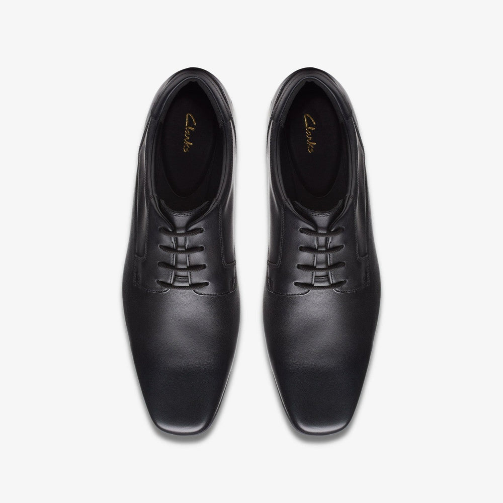 Sidton Lace Black Leather
