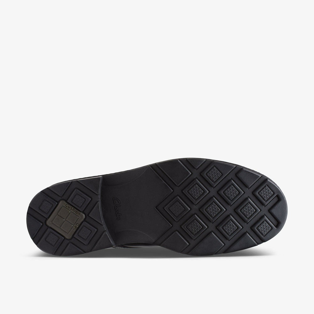 Kerton Lace Black Leather