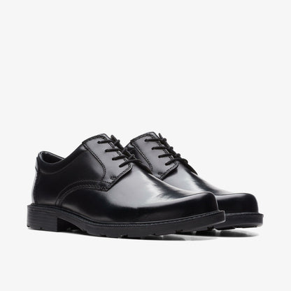 Kerton Lace Black Leather