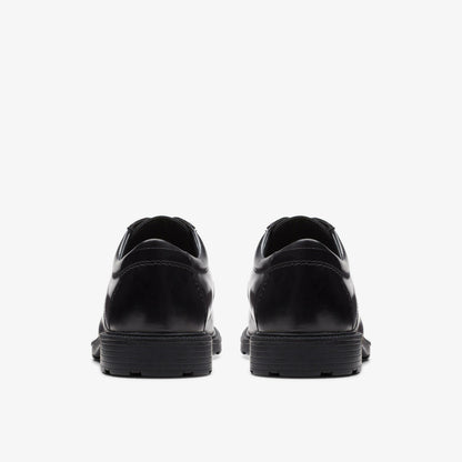 Kerton Lace Black Leather