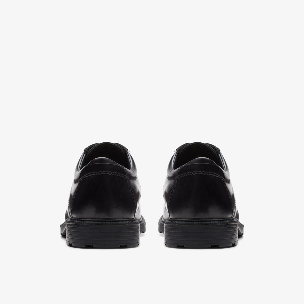 Kerton Lace Black Leather