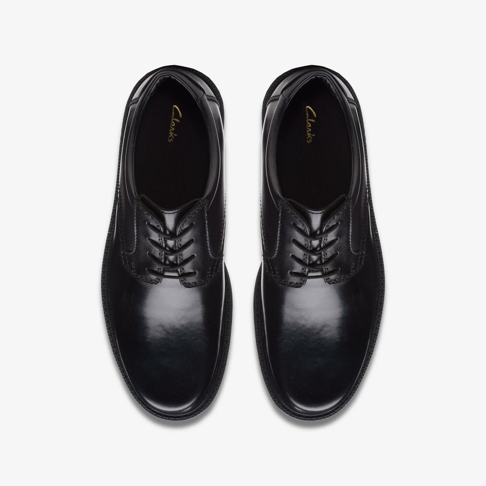 Kerton Lace Black Leather