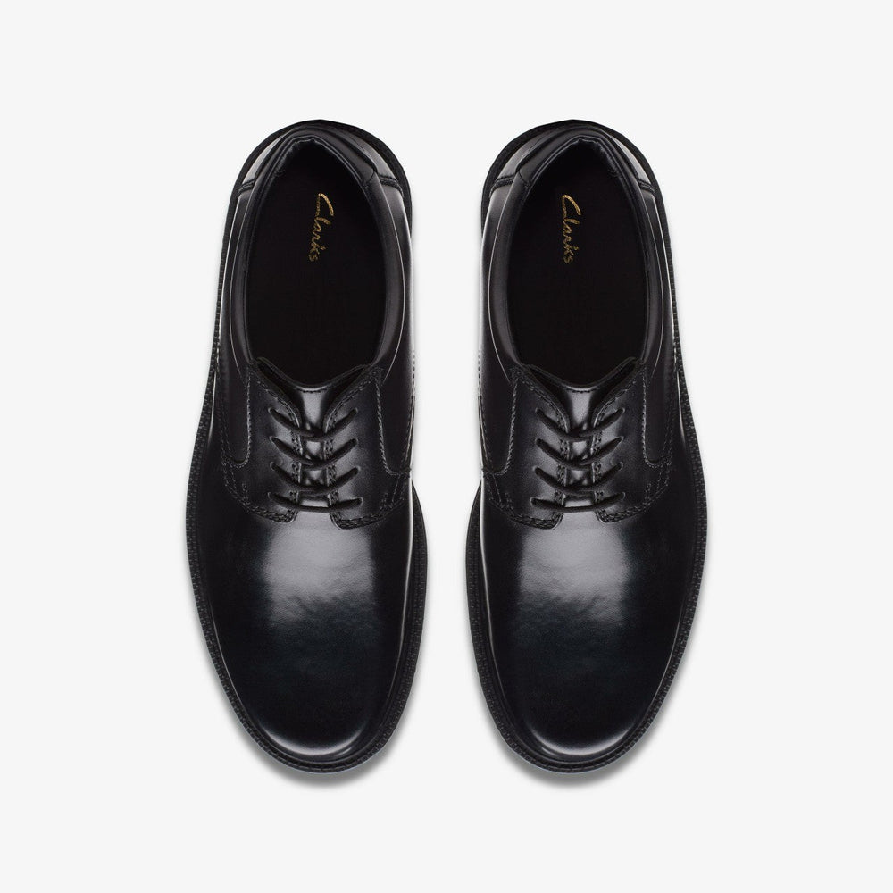 Kerton Lace Black Leather