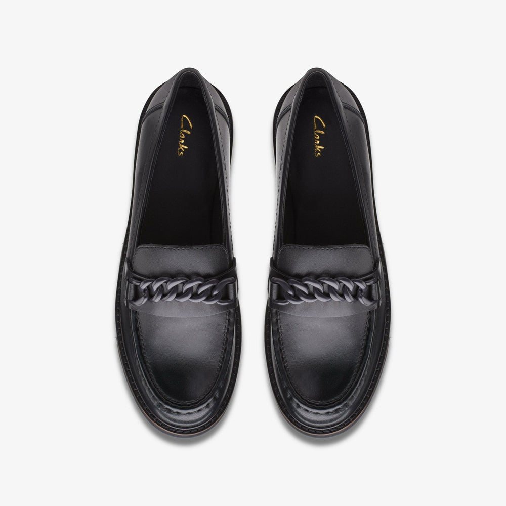 Orianna Edge Black Leather