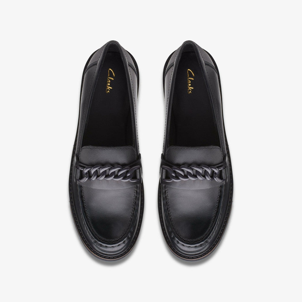 Orianna Edge Black Leather