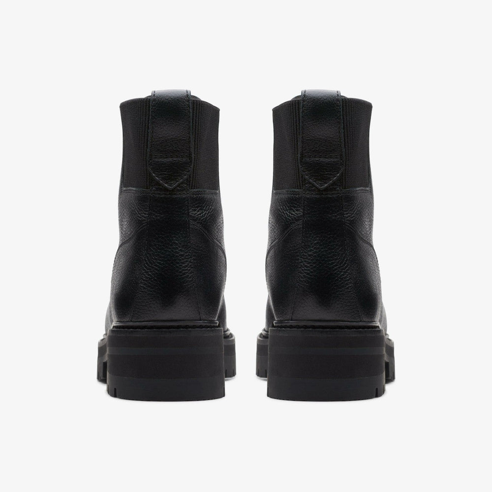 Orianna Mid Black Warmlined Leather