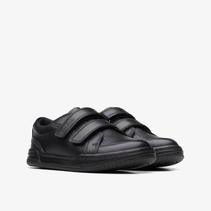 Fawn Strap Kid Black Leather
