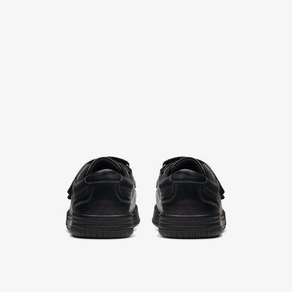 Fawn Strap Kid Black Leather