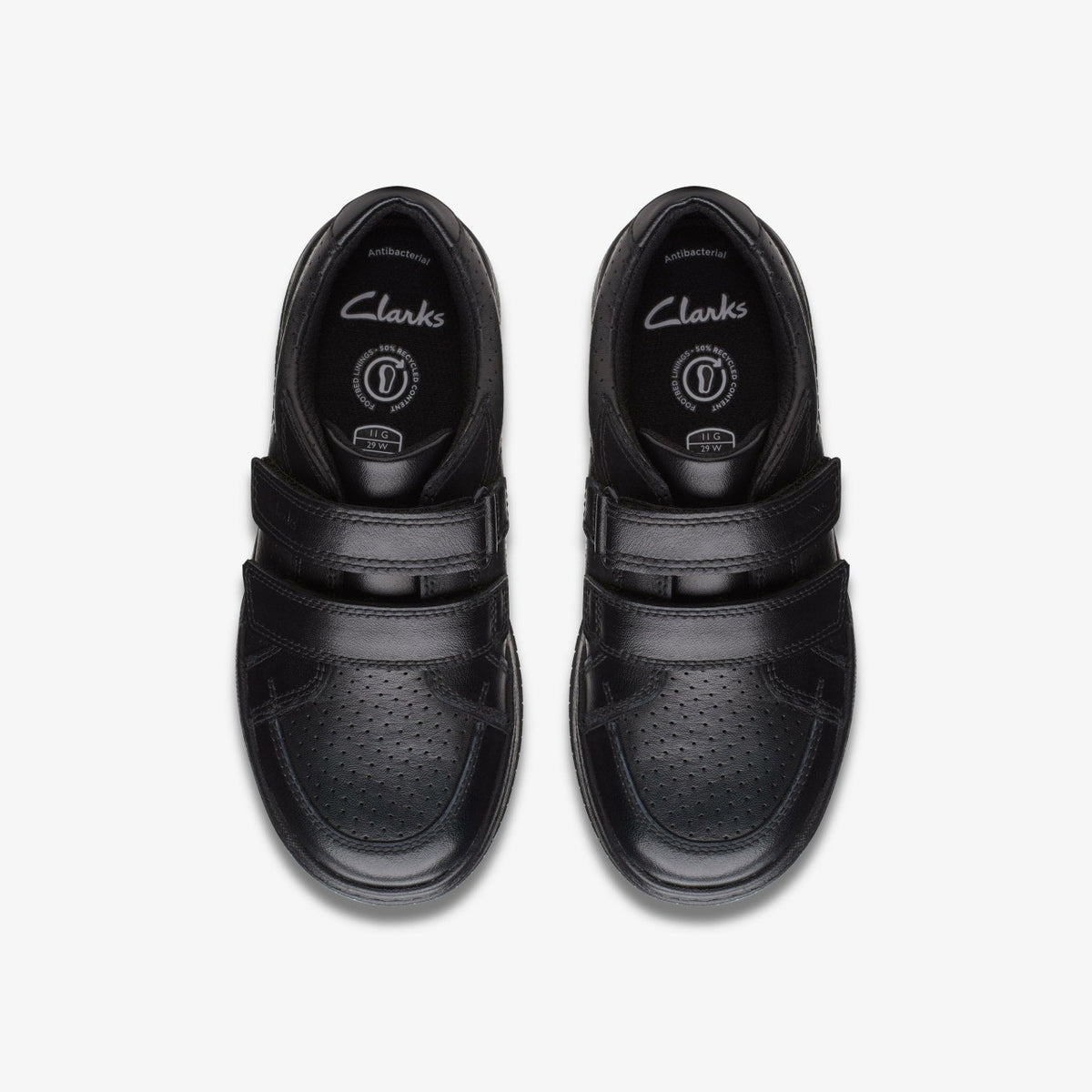 Fawn Strap Kid Black Leather