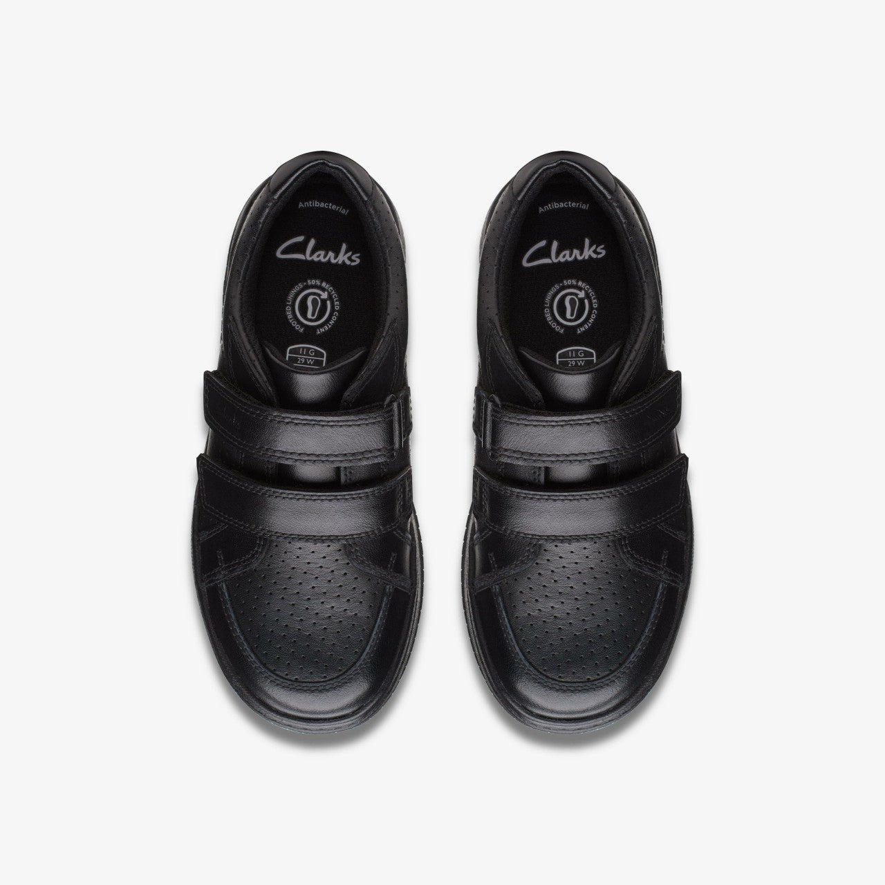 Fawn Strap Kid Black Leather