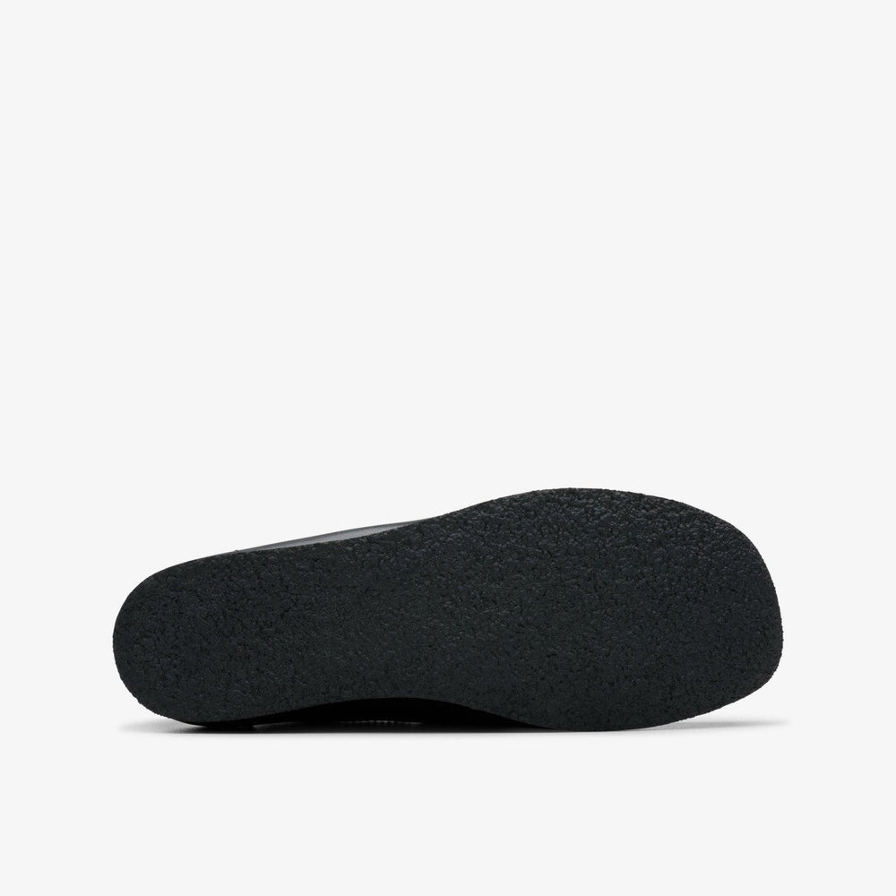 Wallabee Older Black Leather
