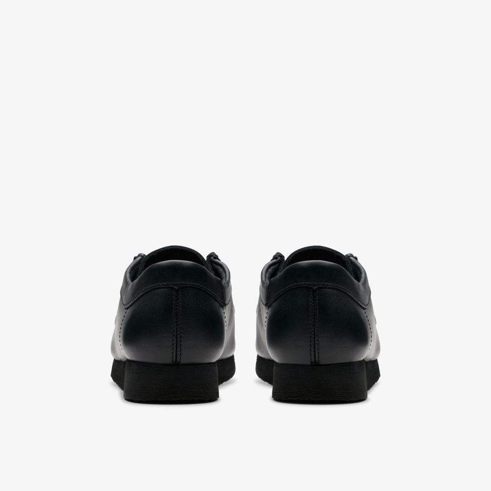 Wallabee Older Black Leather