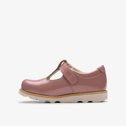 Crown Teen Toddler Dusty Pink Patent