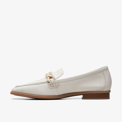 Sarafyna Iris Loafer White Leather