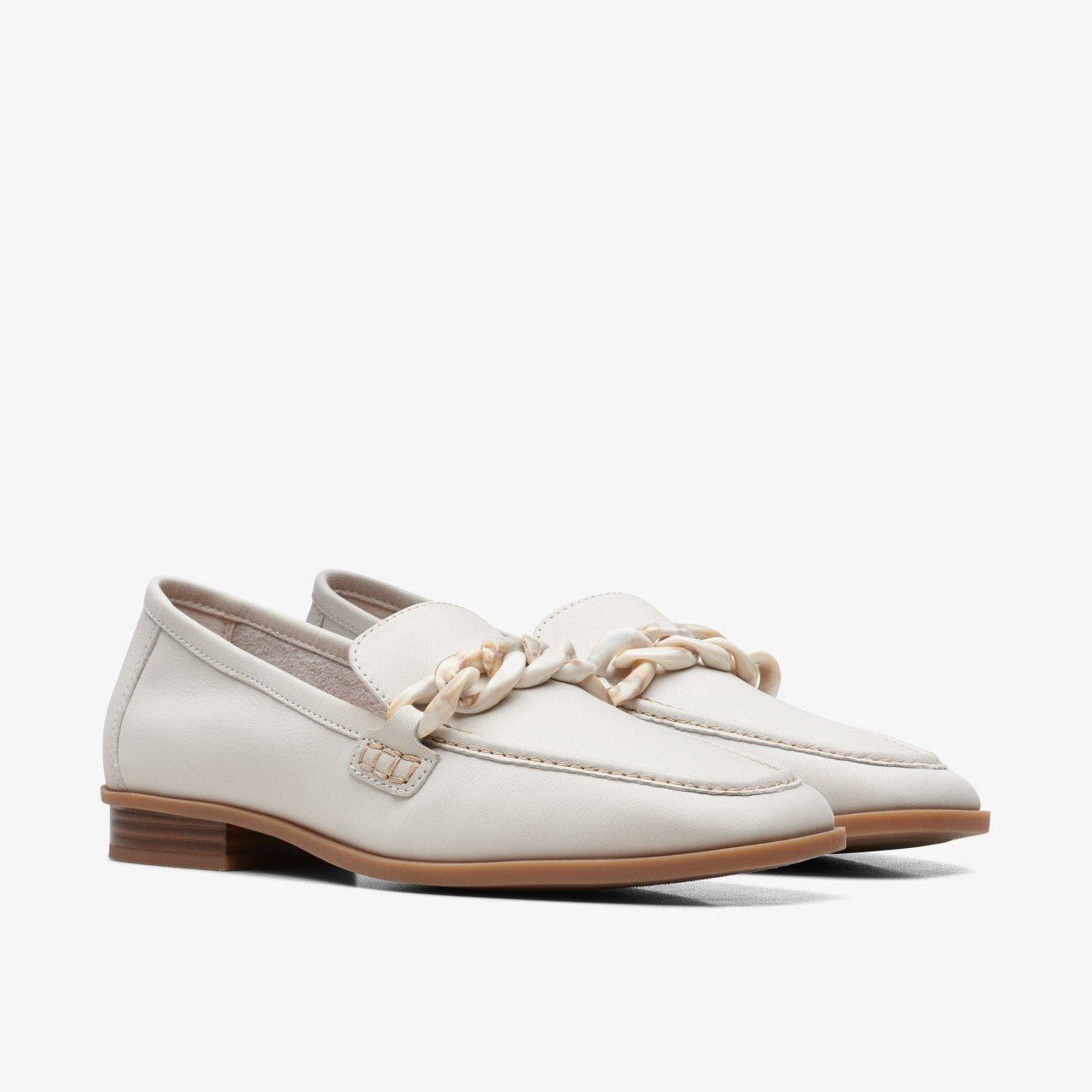 Sarafyna Iris Loafer White Leather