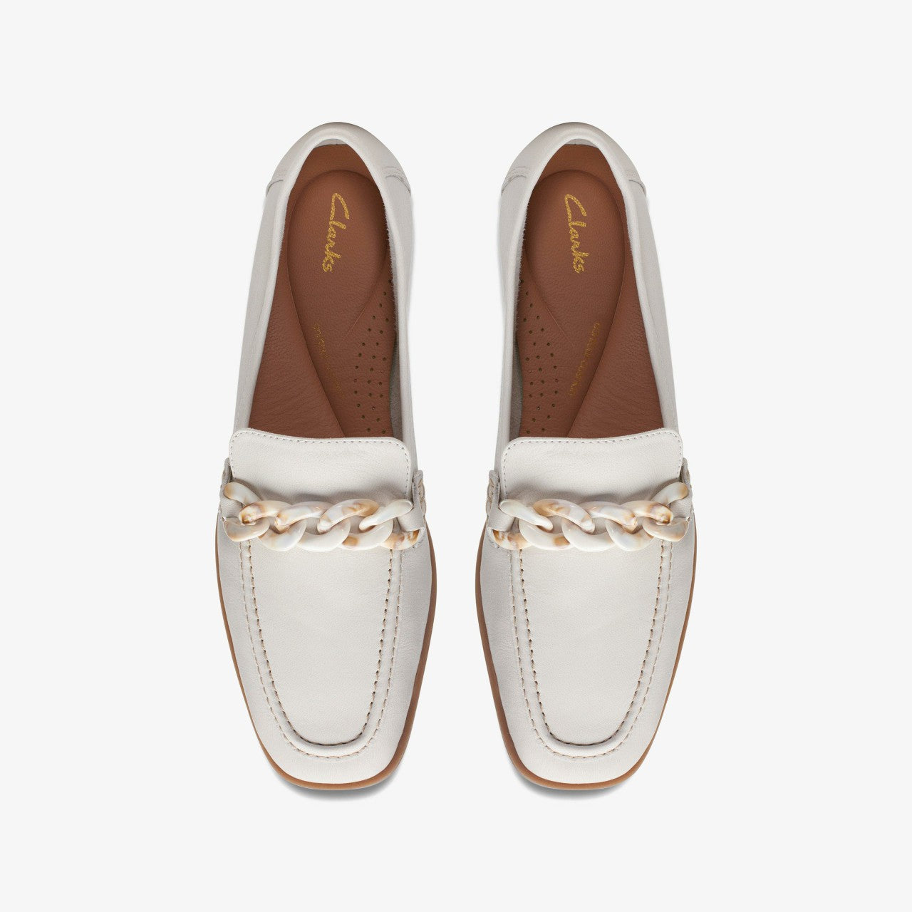 Sarafyna Iris Loafer White Leather