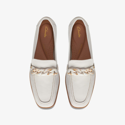 Sarafyna Iris Loafer White Leather