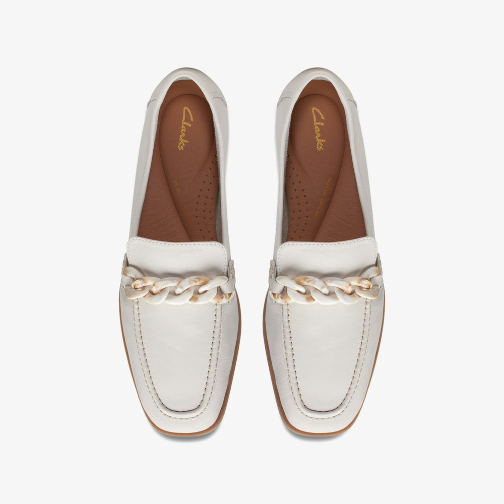 Sarafyna Iris Loafer White Leather