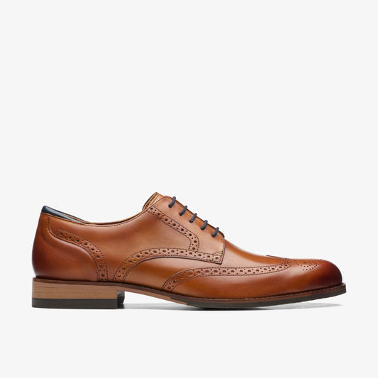Craft Arlo Limit Brogue Tan Leather