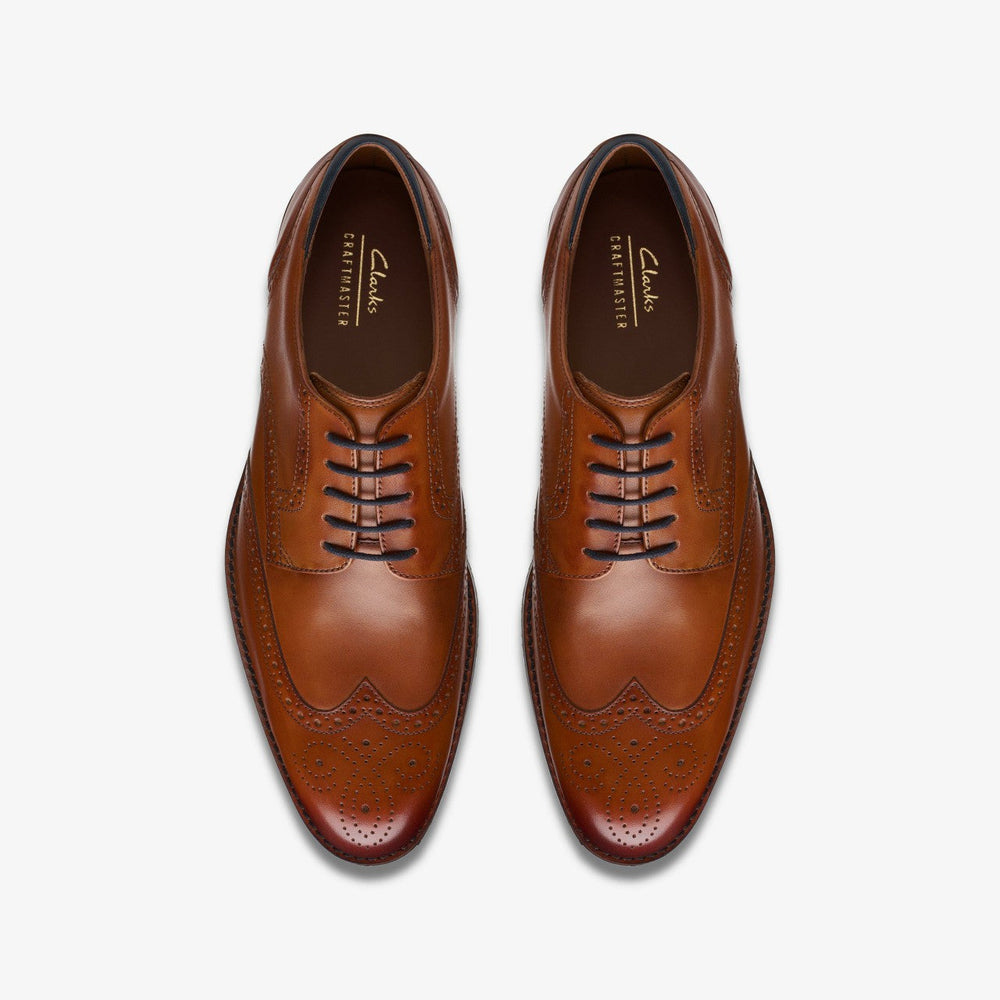 Craft Arlo Limit Brogue Tan Leather