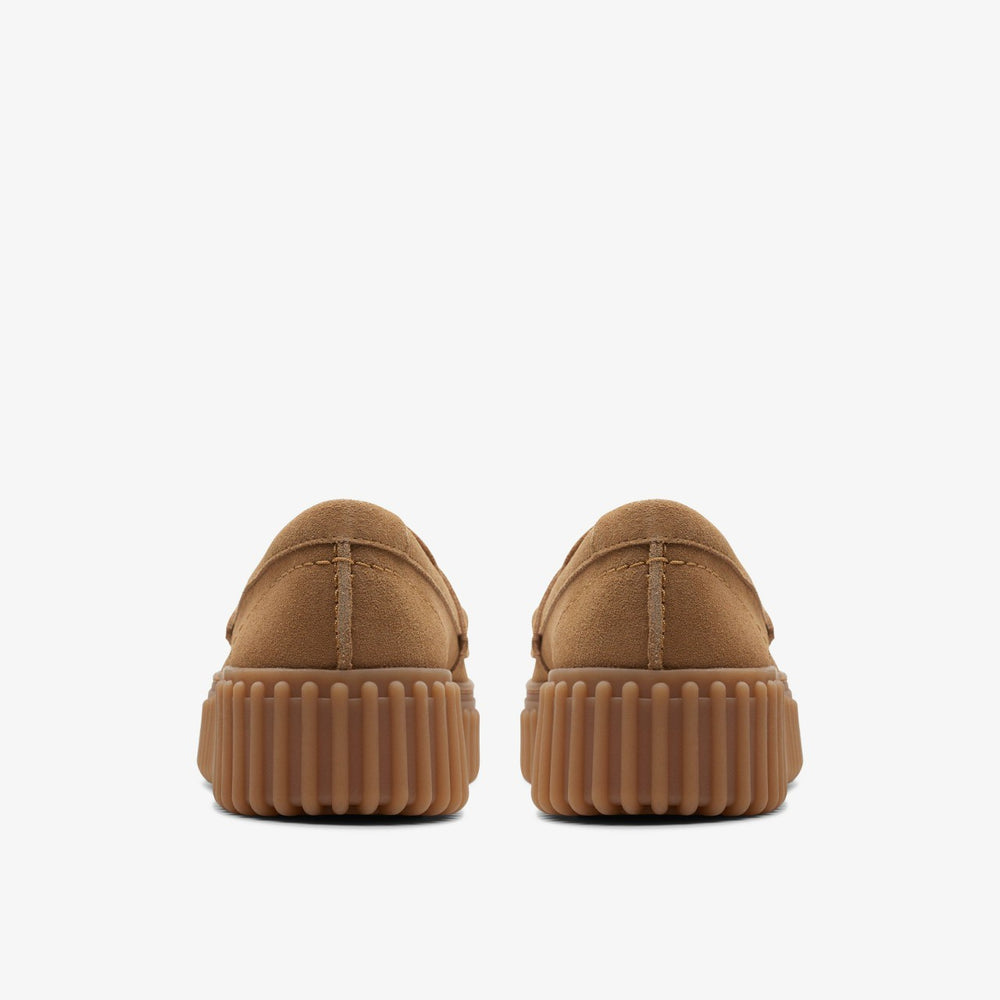 Torhill Penny Loafer Light Tan Suede