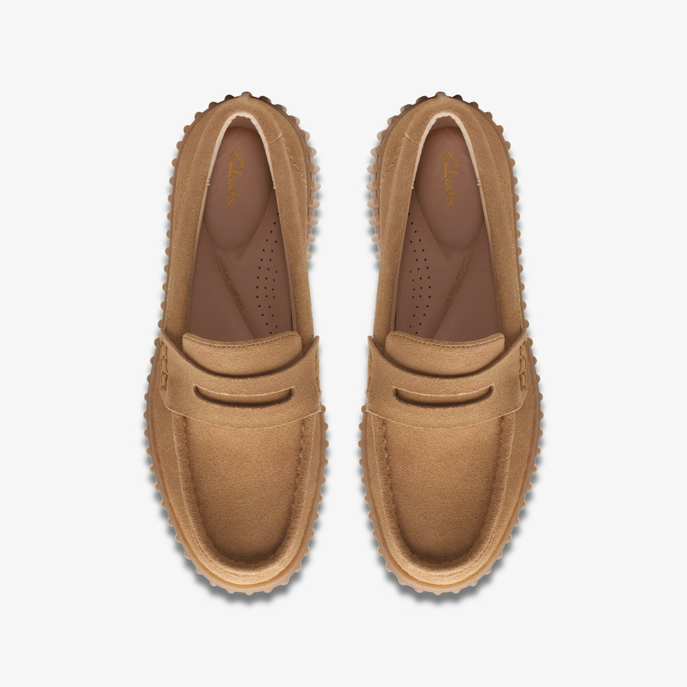 Torhill Penny Loafer Light Tan Suede