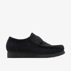 Wallabee Loafer Black Suede