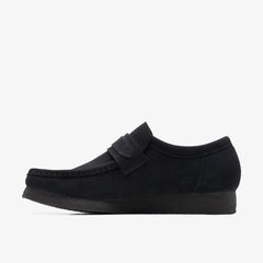 Wallabee Loafer Black Suede