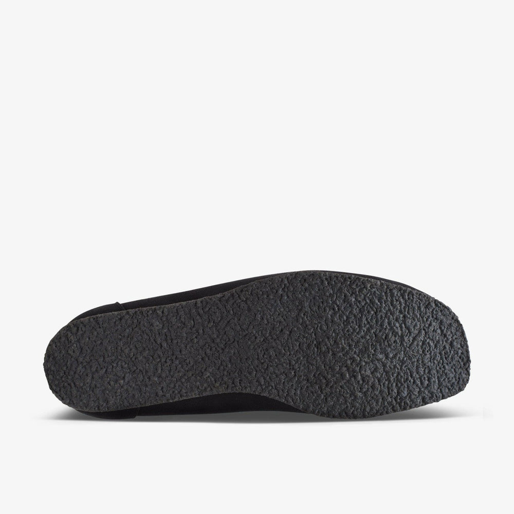 Wallabee Loafer Black Suede