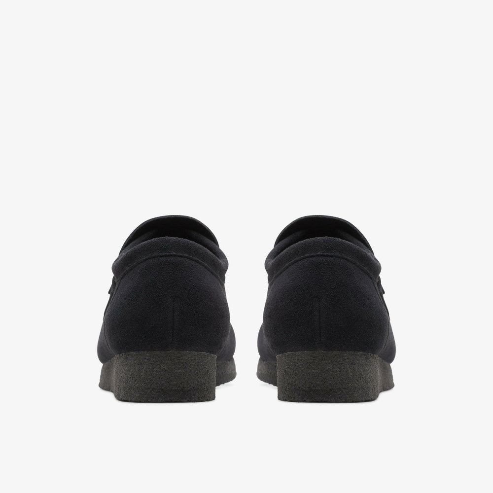 Wallabee Loafer Black Suede