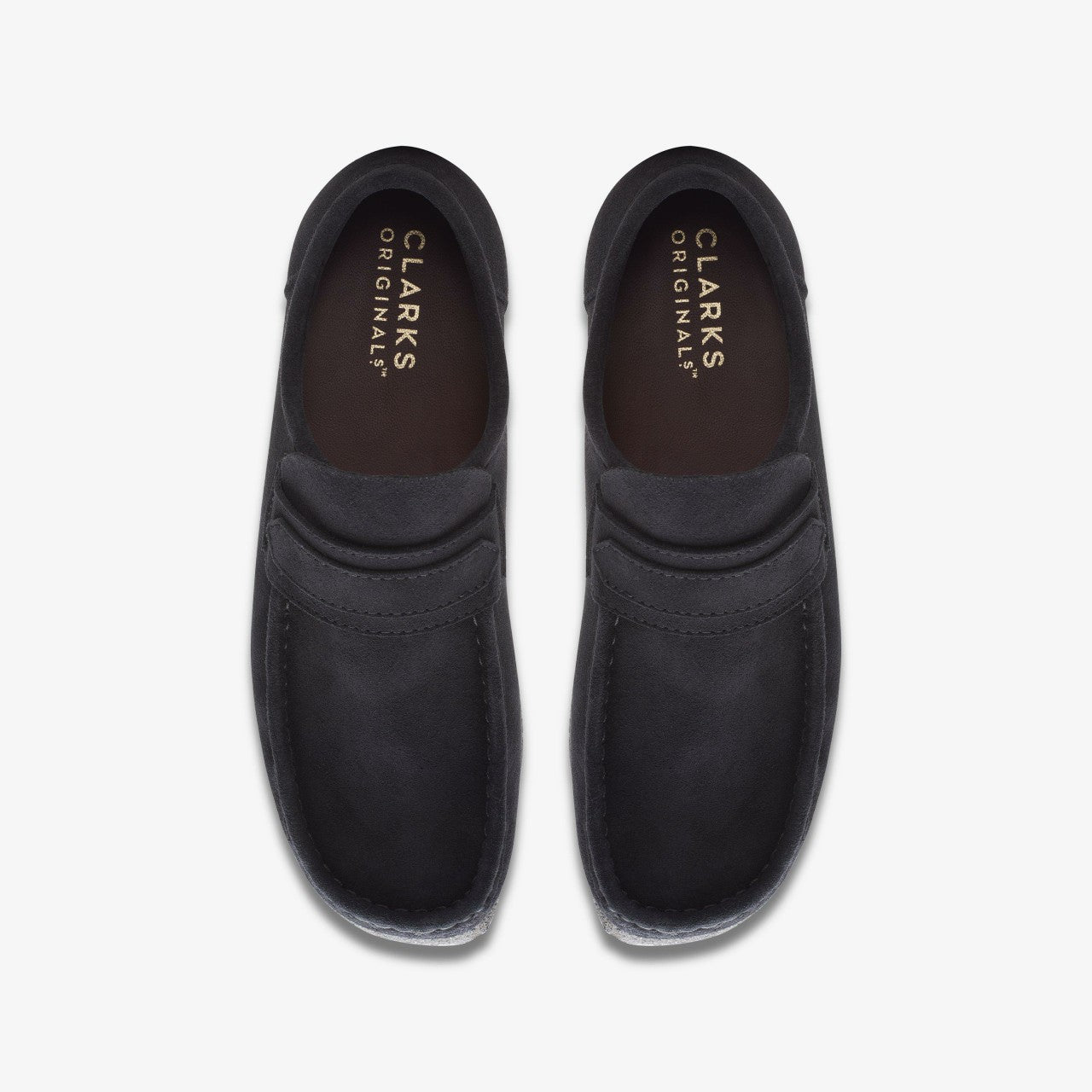 Wallabee Loafer Black Suede