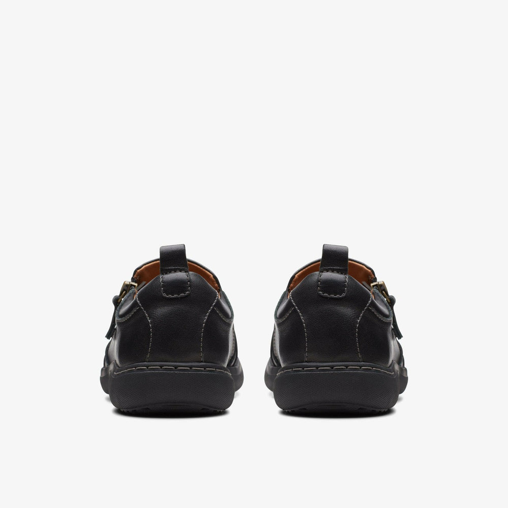 Nalle Lilac Black Leather