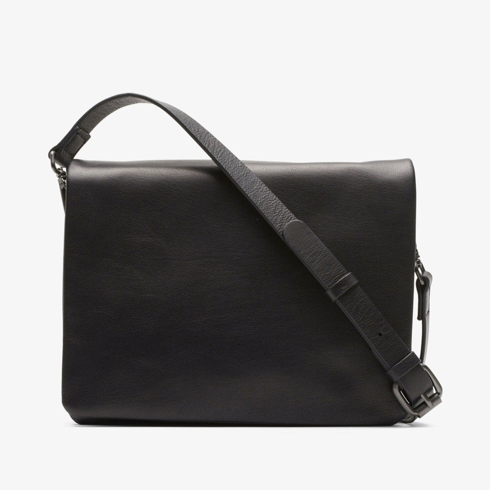 Treen Medium Black Leather