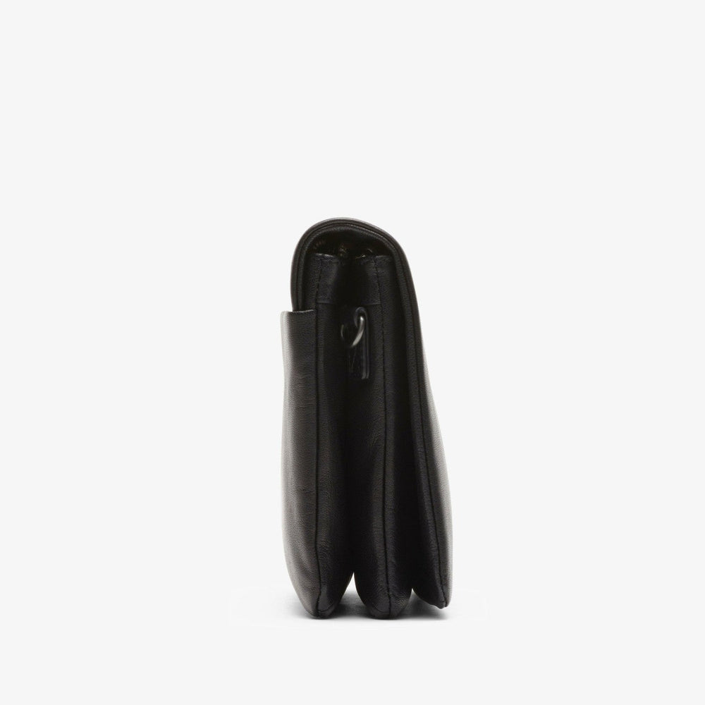 Treen Medium Black Leather