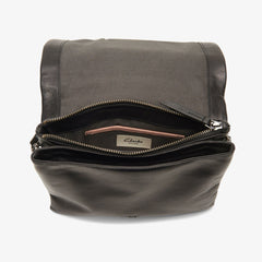 Treen Medium Black Leather