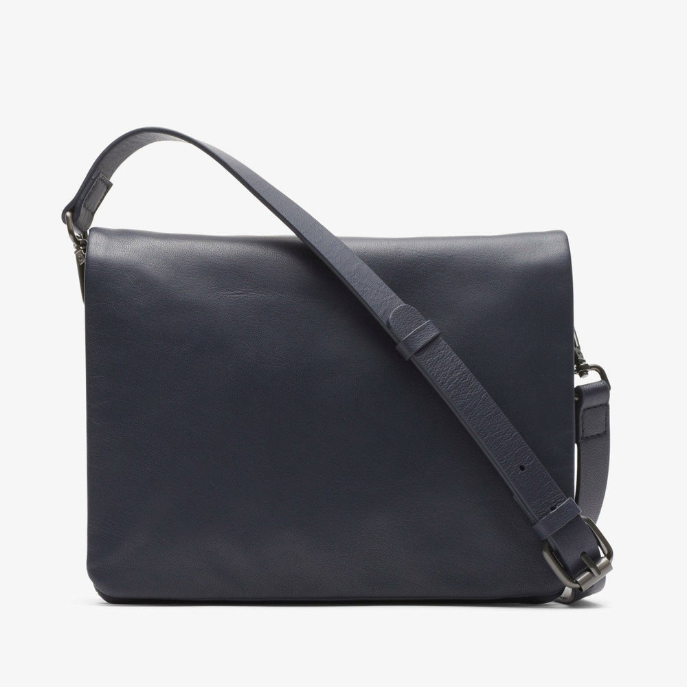 Treen Medium Navy Leather