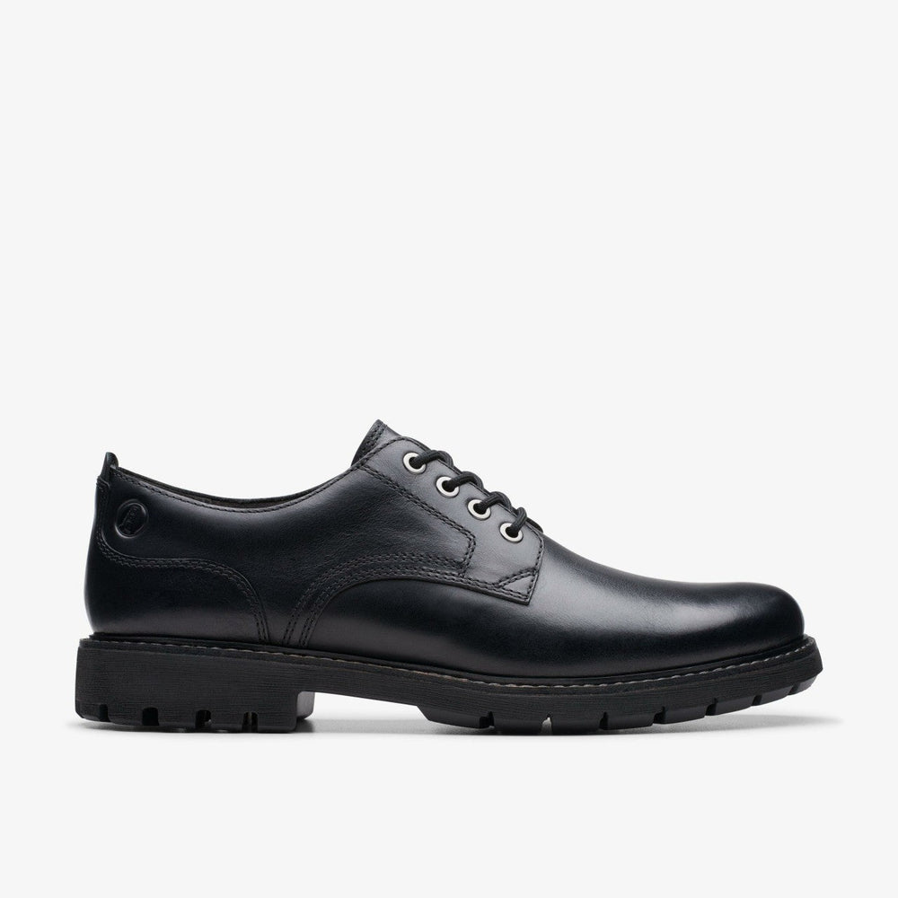 Batcombe Tie Black Leather