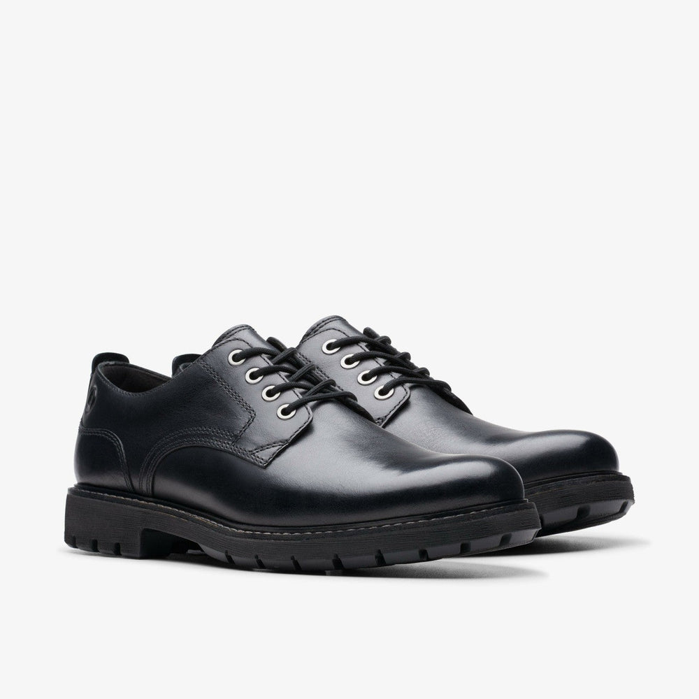 Batcombe Tie Black Leather