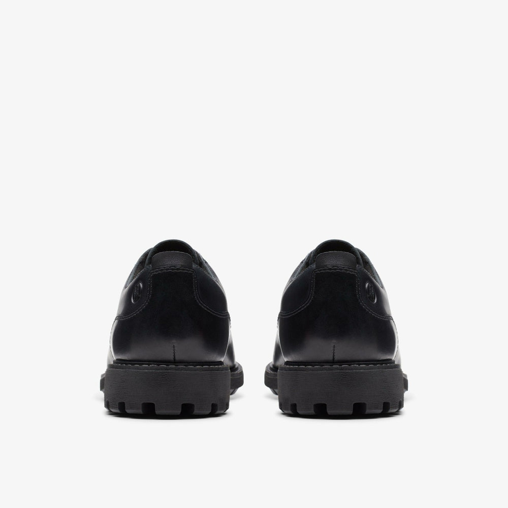 Batcombe Tie Black Leather