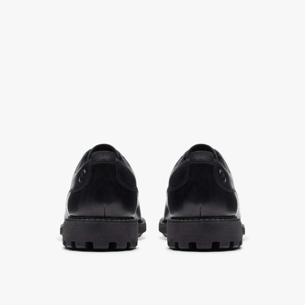 Batcombe Tie Black Leather