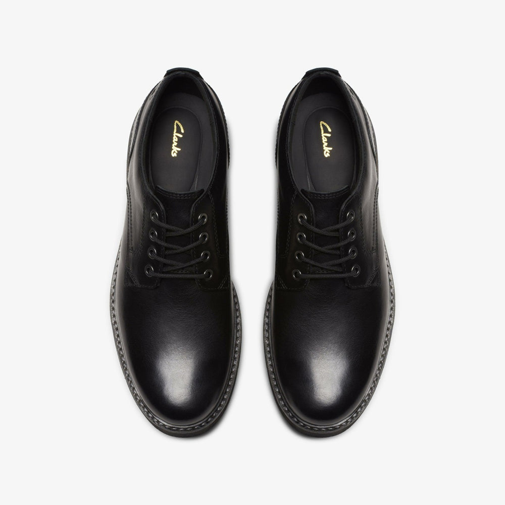 Batcombe Tie Black Leather