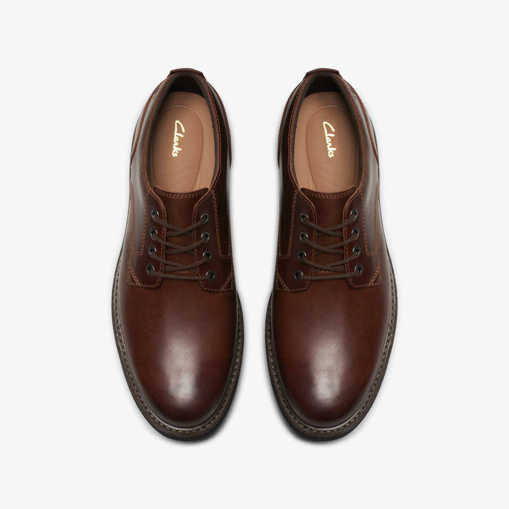 Batcombe Tie Dark Tan Leather