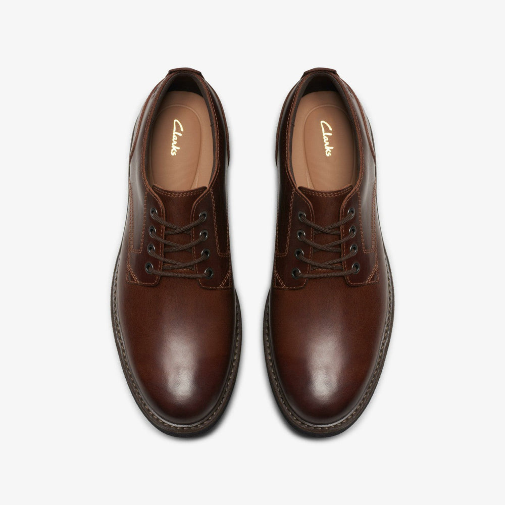 Batcombe Tie Dark Tan Leather
