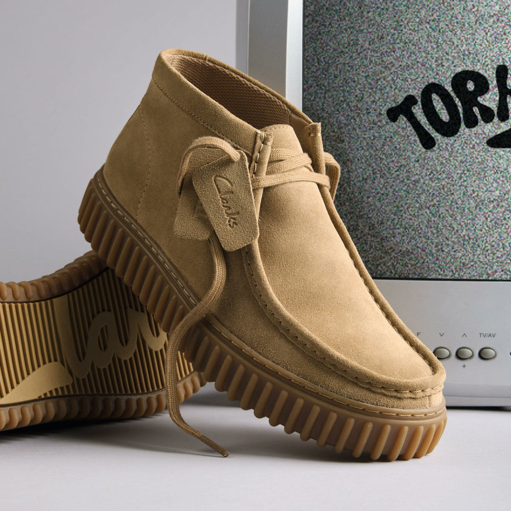 Torhill Hi Dark Sand Suede