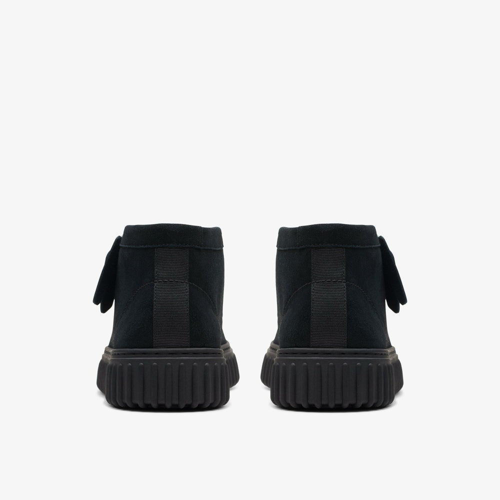 Torhill Hi Black Suede