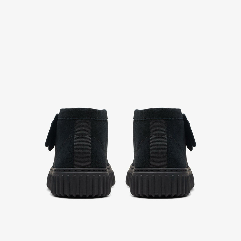 Torhill Hi Black Suede