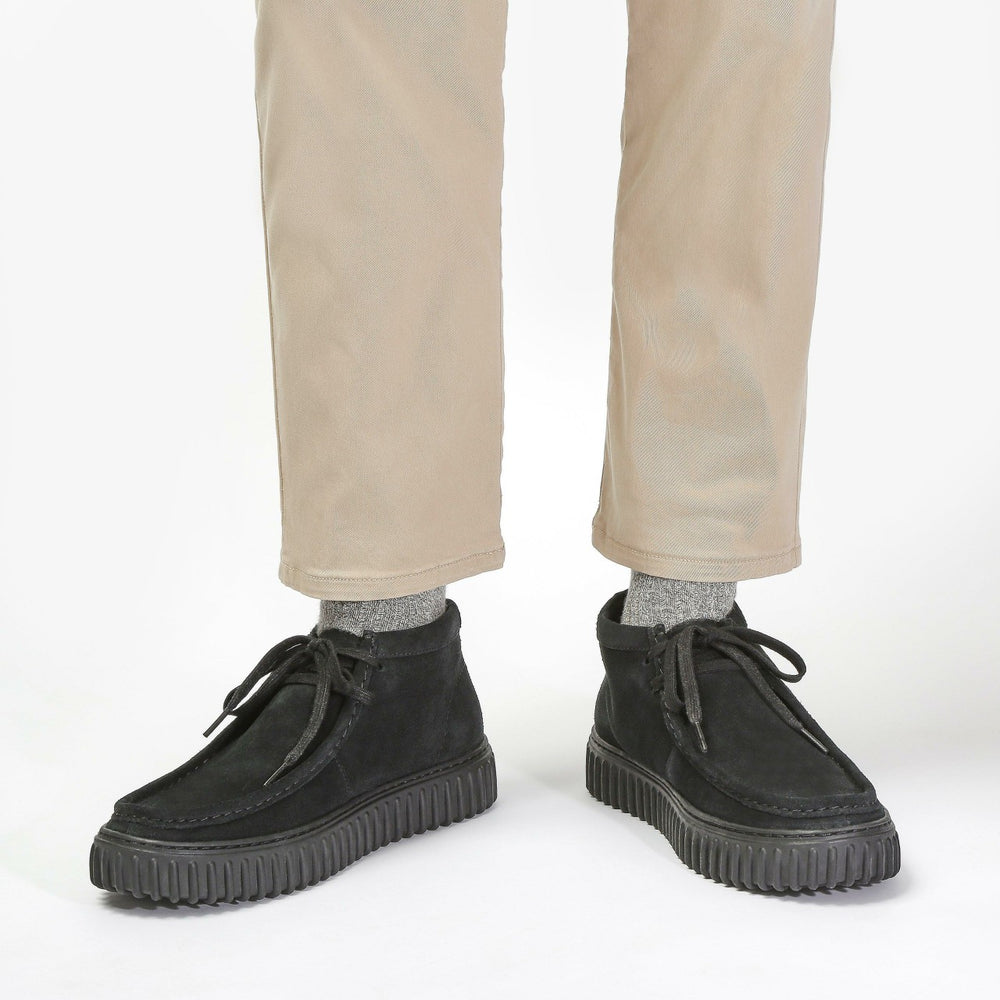 Torhill Hi Black Suede