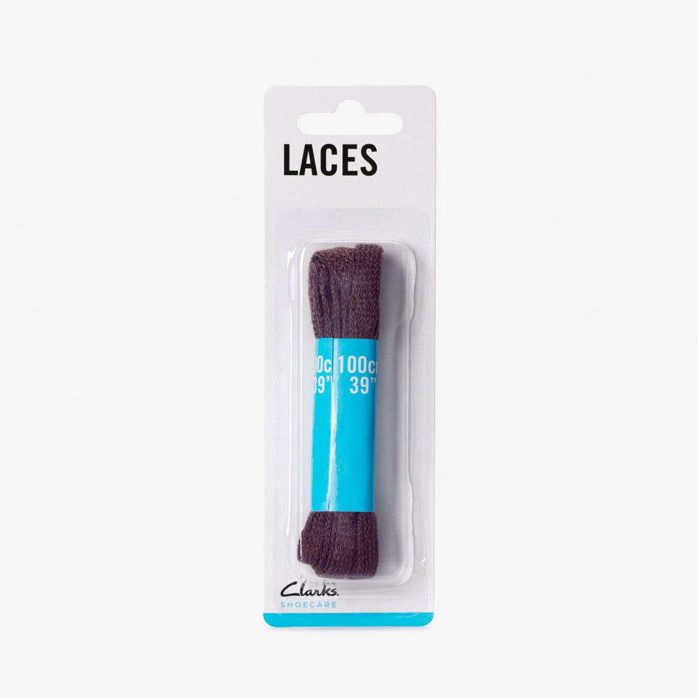 100cm Flat Lace Brown